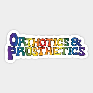 Tie-Dye Orthotics and Prosthetics Sticker